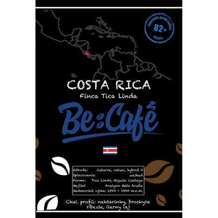 Zrnková káva Costa Rica Finca Tica Linda, 220 g 
