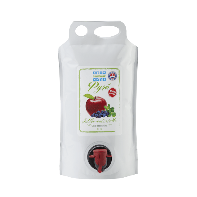 Jablčné pyré s čučoriedkou - 1.5 kg
